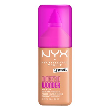 NYX PROFESSIONAL MAKEUP Make Em Wonder Foundation 12 Natural, Makeup, Ansigt, Foundation