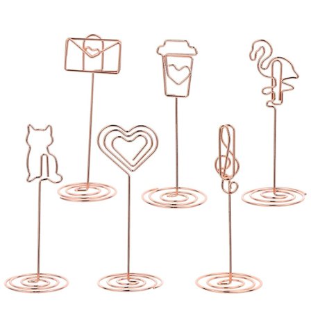 6 Fotoclips, Memo Clips, Fotohållare för Hemmet (Slumpmässigt