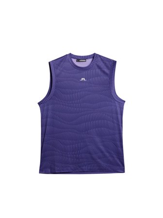 J.Lindeberg - Jack Sleeveless Tee - Purple - Homme - L