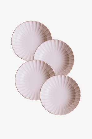 Zelected by Houze - Pasta-/salaattikulho Dahlia Sand 4-p - Beige - Kulhot - - Homeroom