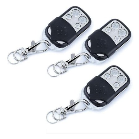 Universal portåbner fjernbetjening - Universal fast kode programmerbar portåbner fjernbetjening (sæt med 3 stk.)