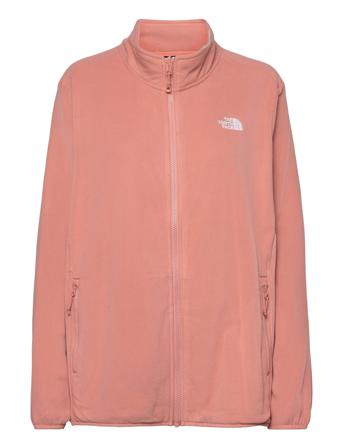 W Plus 100 Gacier Fz Sweatshirts & Hoodies Fleeces & Midlayers Lyserød The North Face