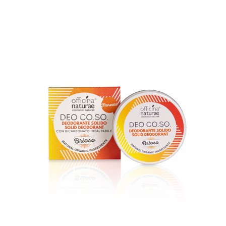 Officina Naturae DEODORANTE SOLIDO "BRIOSO" CO.SO. 50g - Deodorante Crema