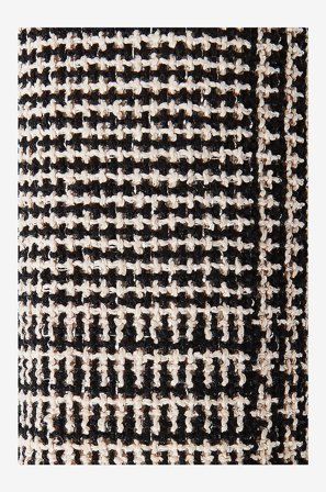 Jotex - Glencheck Stoffprøve Polyester/Polyester Svart/hvit ART - Kjøp Stoffprøver - Møbler hos Jotex