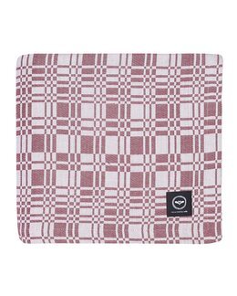 Jacquardvävd duk Lilly återvunnen Röd - 140x250 cm - Recycled by Wille