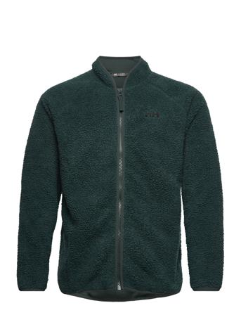 Box Pile Jacket Sweat-shirts & Hoodies Fleeces & Midlayers Vihreä Helly Hansen