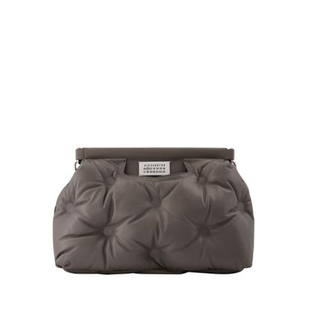 Maison Margiela, Shoulder Bag Grijs, Dames, Maat:ONE Size,leer