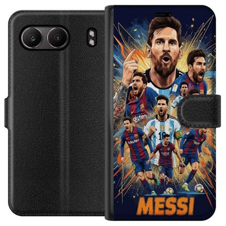 Yhteensopiva Lompakkokotelo OnePlus OnePlus Nord 4 Lionel Messi juliste Barcelona Argentiina jalkapallo legenda numero 10 MM GET jalkapalloilija taide