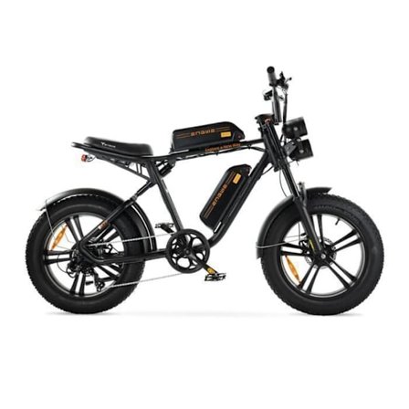 ENGWE M20 (26Ah) Elektrisk Fatbike – Dobbelt Batteri – 20 Tommer – 250W Motor – 7 Gear – Rækkevidde 150 km – Sort