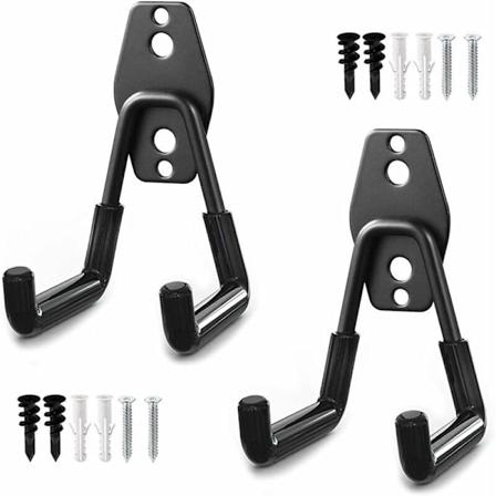 2 kpl S ilytyskoukku, Kaksoisgaragikoukku Sein kiinnitys Py r koukku, Ter sgaragis ilytyskoukku Liukumattoman Pinnoitteen Kanssa