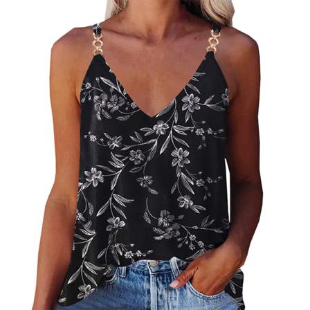 Dam Ärmlös Cami S V-hals Camisole