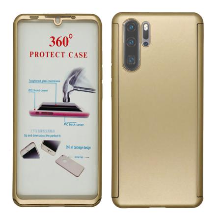 TG Huawei P30 Pro - Tyylikäs ja Tehokas 360 Kotelo (FLOVEME) Kulta