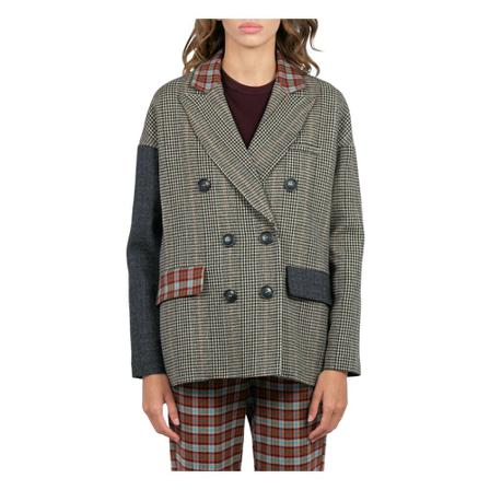 Semicouture, Jacket Szary, Kobieta, Rozmiar: M