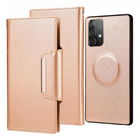 Samsung A52 / A52s Dolizma 2 I 1 Magnet Plånboksfodral - Guld Guld