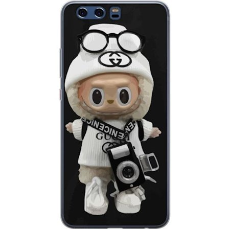 Kompatibel Mobilcover til Huawei Huawei P10 Stilfuld designerfigur med kamera og streetwear, legesyg samlerfigur i trendy urban æstetik og minimalist