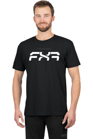 T-Shirt FXR Vapor Premium Schwarz/Weiß L