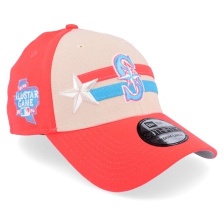 New Era - MLB - Orange - flexfit - Cap - Seattle Mariners MLB 24 All Star Game 39THIRTY Beige/Orange Flexfit - Hatstore