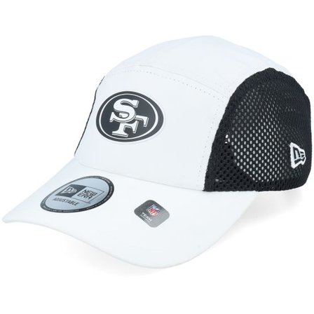 New Era - NFL Vit 5panel Keps - San Francisco 49ers Poly Runner White/Black 5-panel @ Hatstore