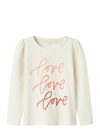 name it Nmftasjaa Ls Top Pb - Cream - 92