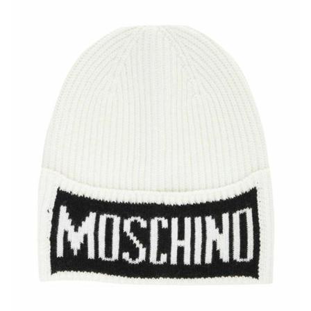 Moschino, Beanies Beige, Heren, Maat:ONE Size