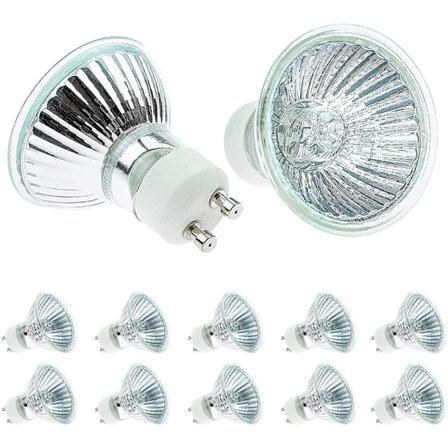 Gu10 35 Watt Halogen Reflektor Lyspære Varmhvit Dimbar, Gu10 Halogen 35w Halogenpærer, Gu10 Dimbar Varmhvit
