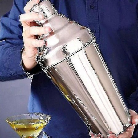 1,8 l Stor Cocktail Boston Bar Shaker i Rustfrit Stål: 3-delt Sæt | Cocktailshakers