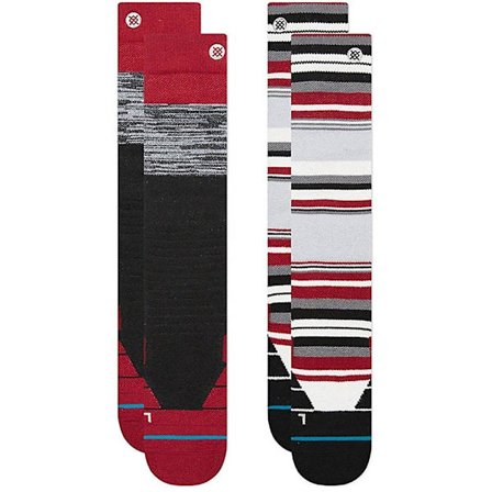Stance Blocked 2 Pack / Red / M