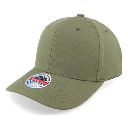 Mitchell & Ness - Grün adjustable Cap - Blank Olive Adjustable @ Hatstore