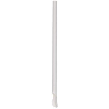 Papirsugerrør Med Skje 20cm