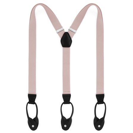 Slanke "Nude"-Farvede Seler m. Stropper til Knapper til mænd