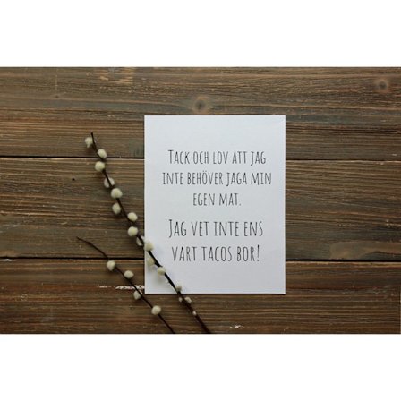 Tack och lov att a4 rolig poster