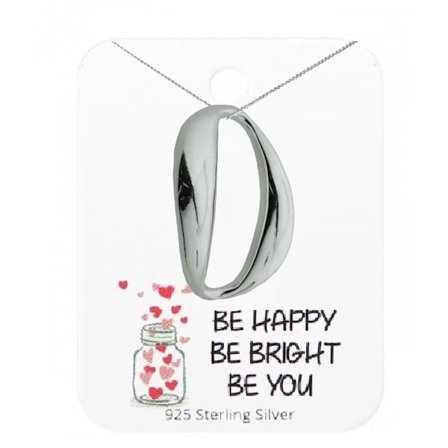 Stor Halsband i äkta silver . Alla hjärtans dag