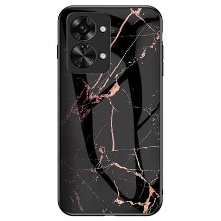 Fantasy Marble OnePlus Nord 2T deksel - Gull Svart Marmor