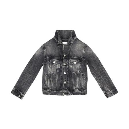 Balenciaga Denim Jas , Zwart , Dames , Maat: M