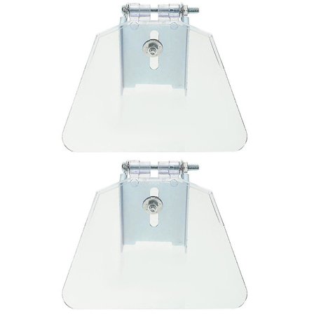 2 stk. Bænksliberbeskyttelse Udskiftning Bænksliber Øjenskærm Slibetilbehør Skruer Inkluderet