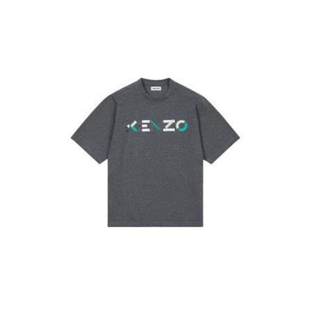 Kenzo, T-shirt 4Sb 96 Grijs, Dames, Maat:M