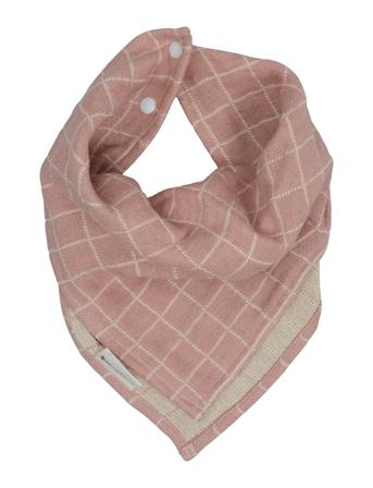Fold Over Bib - Grid - Old Rose Baby & Maternity Care & Hygiene Dry Bibs Rosa Fabelab