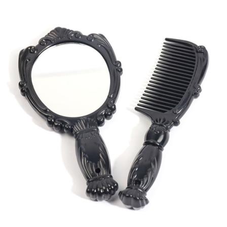 Vintage käsipeili 2 kpl kampapeilisetti Miss Cosmetic Abs Koristele Eu