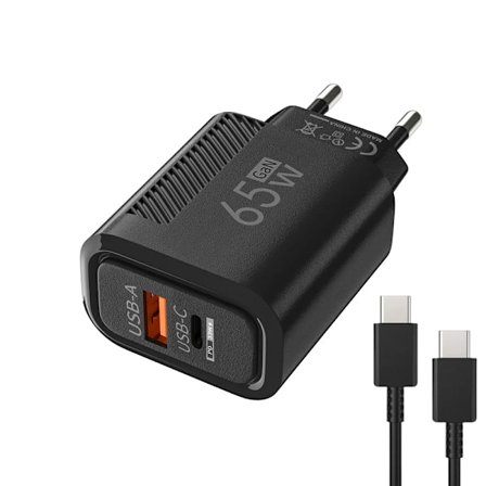Total 65W USB C Laddare GaN Snabbladdande Väggladdare För iPhone Samsung Xiaomi Snabbladdning EU/US Kontakt Telefonladdare Adapter