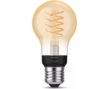 HueW 7.2W Fil A60 E27 EUR - Philips Hue vintagelampa med mjukt vitt ljus