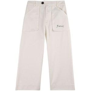 Kids - Marni Off-white Wide Leg Pants - Bottoms - 12 years - White