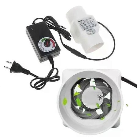 2 tum 50 mm Rörfläkt 110V 220V Kanalfläkt Ventilation Utsugsfläkt Justerbara Fläktar