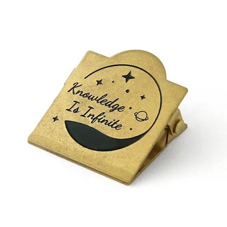 Mässingsklämmor, Bill Binder Clip, Gem