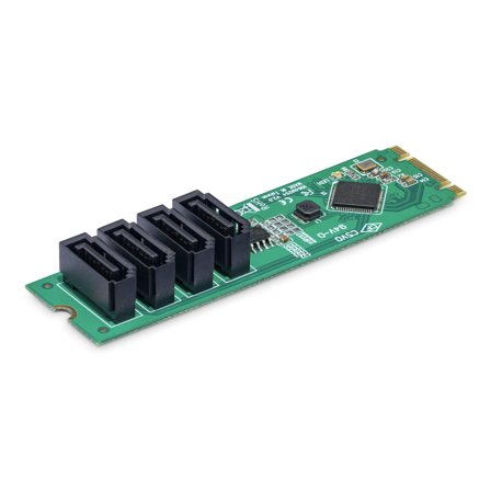 StarTech 4-PORT M.2 TO SATA ADAPTER - M.2 PCIE 3.0 TO SATA EXPANSION C CABL