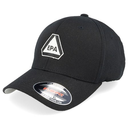 Kiosken - Schwarz flexfit Cap - Epa Black Flexfit @ Hatstore
