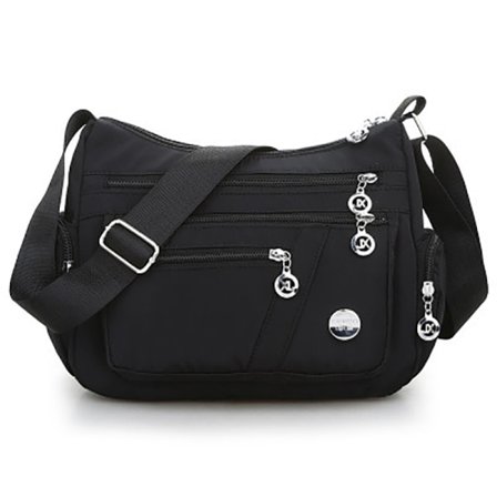 6 färger vattentät nylon Mode dam enkel axelväska Crossbody väska Casual Handväskor Messenger Bag