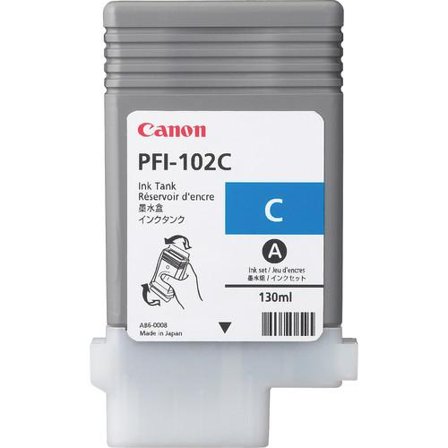 Canon PFI-102 C - cyan - original - blekkbeholder