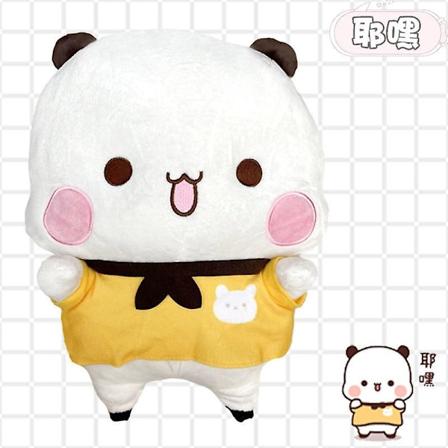 Bubu og Dudu Panda Plussj Koselig Tegneserie Panda Bjørn Dukke Kawaii Fyllt Myk Pute Lekerom Dekor Barnefødselsdagsgaver For Barn h I