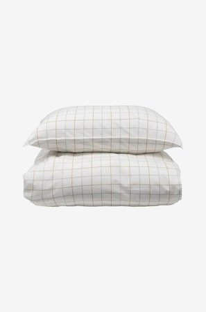 Borås Cotton - Sengesett Lumi - Brun - Sengesett - 150X210 - Fra Homeroom