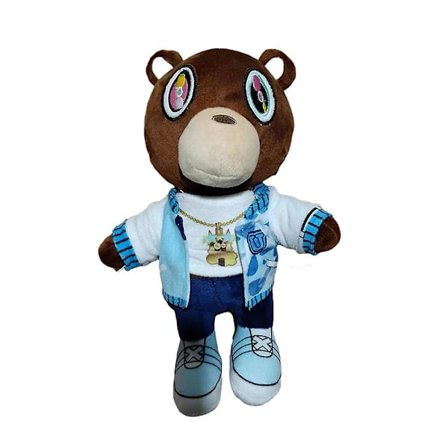 Kanye Teddy Bear -pehmolelu West Graduation -pehmolelulahja Täytetty eläinlelu [HK]